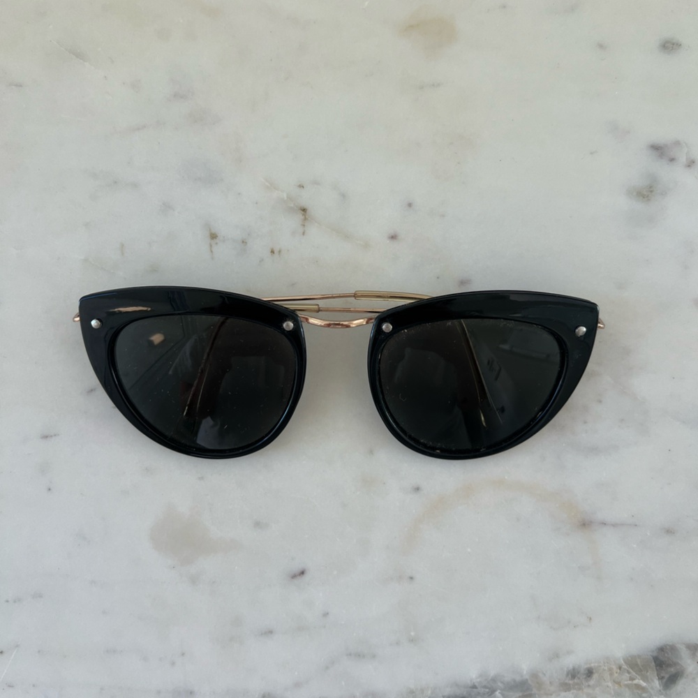 Vintage French Black Sunglasses